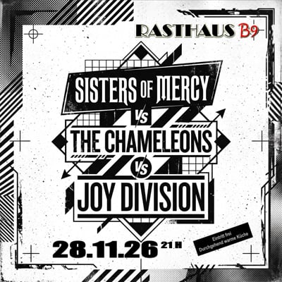 Sisters of Mercy vs. The Chameleons vs. Joy Division